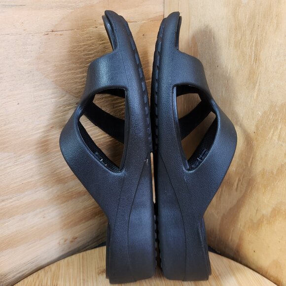 Crocs Sanrah Strappy Wedge Slide Sandals - Picture 7 of 9